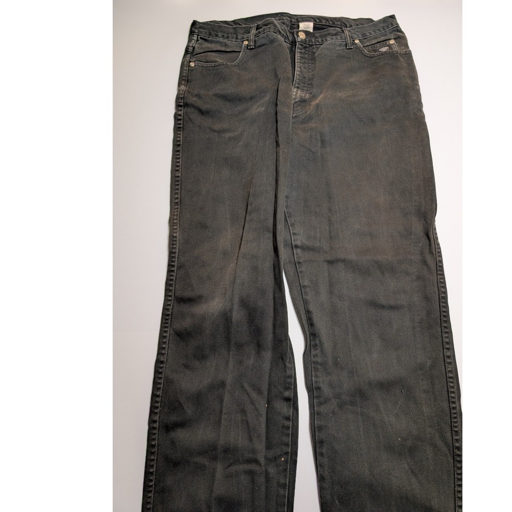 Harley-Davidson‎ Mens Relaxed Fit Faded Black Denim Jeans 40x32 99104N